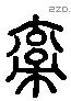 率 Liushutong characters