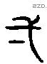 一 Liushutong characters