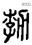 勃 Liushutong characters