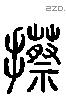 撒 Liushutong characters