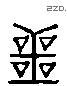 諤 Liushutong characters