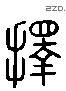 择 Liushutong characters