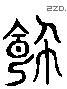 飾 Liushutong characters