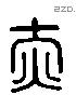 赤 Liushutong characters