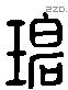 碧 Liushutong characters