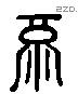 鬲 Liushutong characters