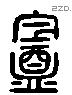 盒 Liushutong characters