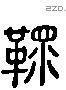 鞈 Liushutong characters