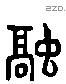 融 Liushutong characters