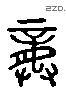 龚 Liushutong characters