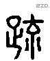 疏 Liushutong characters