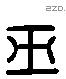 巫 Liushutong characters