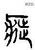 癣 Liushutong characters