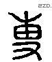 专 Liushutong characters