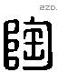 陶 Liushutong characters