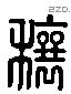 穰 Liushutong characters