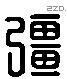 彊 Liushutong characters