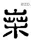 桑 Liushutong characters