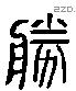 勝 Liushutong characters