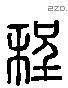 程 Liushutong characters