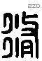 脩 Liushutong characters