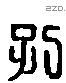 孔 Liushutong characters