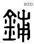 鋪 Liushutong characters