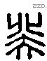 癸 Liushutong characters