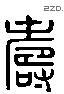 壽 Liushutong characters