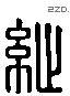 縱 Liushutong characters