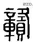 貢 Liushutong characters