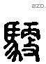 御 Liushutong characters