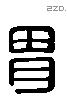 胃 Liushutong characters