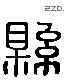 縣 Liushutong characters