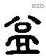 益 Liushutong characters