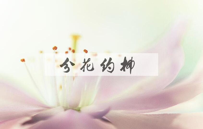 成语分花约柳是什么意思？