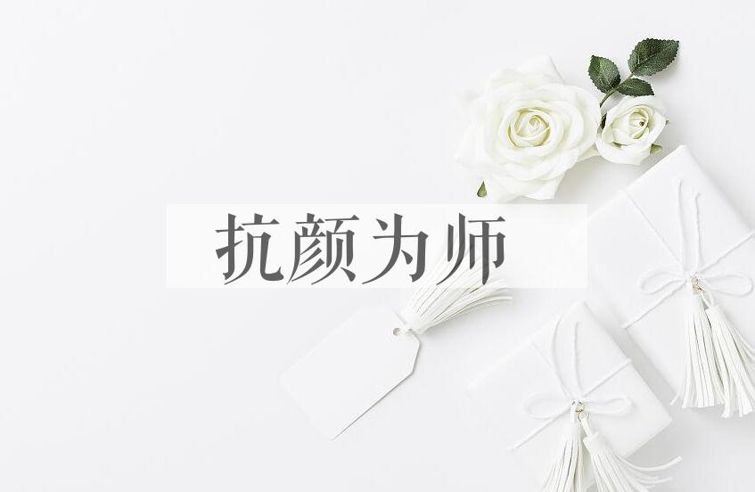 成语抗颜为师是什么意思？