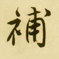 補字的其他书法字体