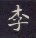 李字的其他书法字体