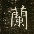 兰字的其他书法字体