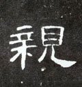 親字的其他书法字体