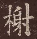 榭字的其他书法字体