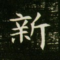 新字的其他书法字体