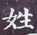 姓字的其他书法字体