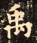 禹字的其他书法字体