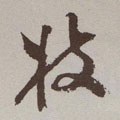 枝字的其他书法字体