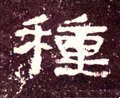 種字的其他书法字体