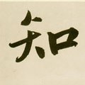 知字的其他书法字体