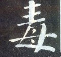 毒字的其他书法字体