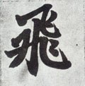 飛字的其他书法字体